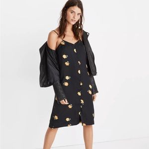 Madewell Button-front Slip Dress